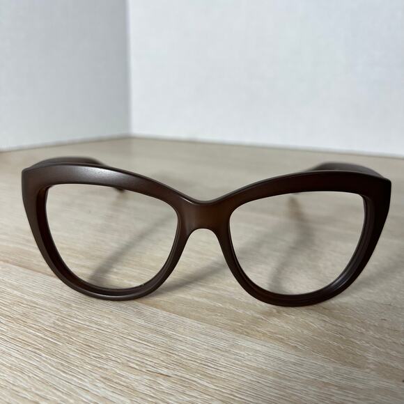 NWOT Dolce & Gabbana DG6087 2679/13 Sunglasses FRAMES ONLY Brown 55-17-140 Italy main image 7